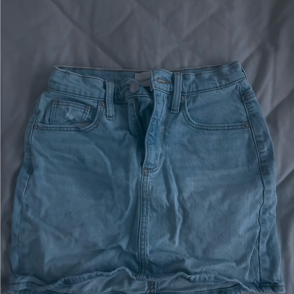 Universal Thread Light Blue Denim Mini Skirt